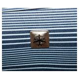 Set of Two Luggage Pieces – American Tourister Carry-On and Blue Checked Bag