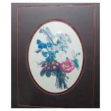 Large Wall Art with Unique Floral Frame – 28" x 34"