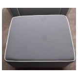 Gray Rocking Recliner with Matching Ottoman