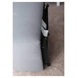 Gray Rocking Recliner with Matching Ottoman