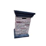 Stone-Look Propane Gas Fire Column