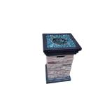 Stone-Look Propane Gas Fire Column