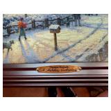 Thomas Kinkade “A Holiday Gathering” Lighted Canvas – Limited Edition