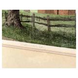 “Midsummer’s Day” 1982 Signed & Numbered Print by Paul Tait – Framed Rural Landscape
