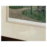 “Midsummer’s Day” 1982 Signed & Numbered Print by Paul Tait – Framed Rural Landscape