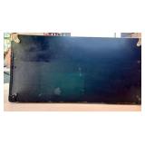 Antique Model A Car Trunk with Leather Handle and Lined Interior