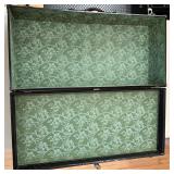 Antique Model A Car Trunk with Leather Handle and Lined Interior