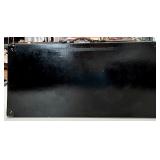 Antique Model A Car Trunk with Leather Handle and Lined Interior