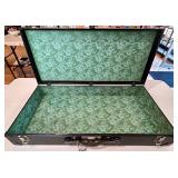 Antique Model A Car Trunk with Leather Handle and Lined Interior