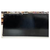 Antique Model A Car Trunk with Leather Handle and Lined Interior