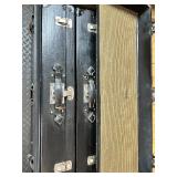 Antique Model A Car Trunk with Leather Handle and Lined Interior