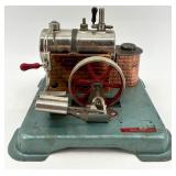 Vintage Tin Toy Steam Engine Model Made in USA