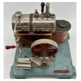 Vintage Tin Toy Steam Engine Model Made in USA