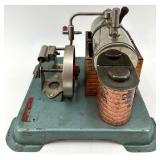 Vintage Tin Toy Steam Engine Model Made in USA