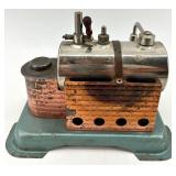Vintage Tin Toy Steam Engine Model Made in USA