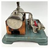 Vintage Tin Toy Steam Engine Model Made in USA