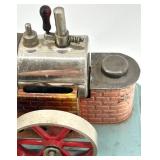 Vintage Tin Toy Steam Engine Model Made in USA