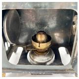 Antique German Magic Lantern Projector with Original Glass Slides and Box