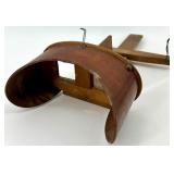 Antique Wooden Stereoscope Viewer with Collection of Stereograph Cards