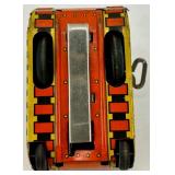 Vintage Wind-Up Tin Toys Lot - Tank and Cowboy on Tricycle