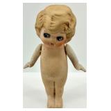 Pair of Antique Bisque Jointed Dolls including Kewpie