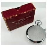 Vintage Brass Telescope, Stopwatch with Box, Tortoiseshell Tools, and Jewelry Lot