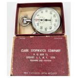 Vintage Brass Telescope, Stopwatch with Box, Tortoiseshell Tools, and Jewelry Lot