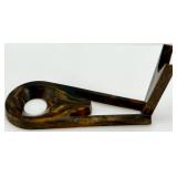 Vintage Brass Telescope, Stopwatch with Box, Tortoiseshell Tools, and Jewelry Lot