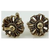 Vintage Brass Telescope, Stopwatch with Box, Tortoiseshell Tools, and Jewelry Lot