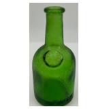 Set of 4 Colored Glass Bitters Bottles