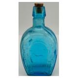 Set of 4 Colored Glass Bitters Bottles
