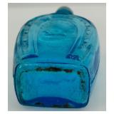 Set of 4 Colored Glass Bitters Bottles