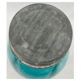 Set of 4 Vintage Ball Perfect Mason Blue Jars with Zinc Lids