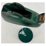 Vintage Cast Iron Tape Dispenser and String Holder Set