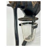 Enterprise No. 100 Wall-Mount Coffee Grinder with Glass Jar and Catch Cup