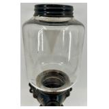 Enterprise No. 100 Wall-Mount Coffee Grinder with Glass Jar and Catch Cup