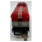 Set of 5 Vintage Tin Train Cars and San Francisco Cable Car Toys