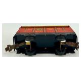 Set of 5 Vintage Tin Train Cars and San Francisco Cable Car Toys