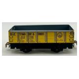 Set of 5 Vintage Tin Train Cars and San Francisco Cable Car Toys