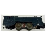 Set of 5 Vintage Tin Train Cars and San Francisco Cable Car Toys