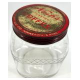 Vintage Glass Jar with Nash