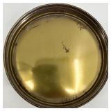 Vintage Square Glass Storage Jar with Metal Lid