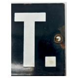 Vintage Albany St. Enamel Street Sign