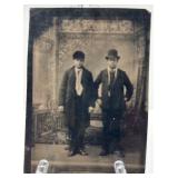 Set of 2 Antique Tintype Photographs Victorian Era Portraits