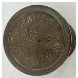 Collection of 5 Vintage Coffee Tins Including Hills Bros, Arco, Radiant Roast, and Butter-Nut