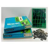 Vintage Instructo Plastic Point-Back Letters for Bulletin Boards - 2 Boxed Sets