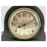 Seth Thomas Mantel Clock with Wood Case and Brass Movement