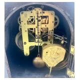 Seth Thomas Mantel Clock with Wood Case and Brass Movement