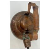 Collection of 4 Vintage Copper Kitchenware Items - Kettle, Jug, Pitcher and Mug