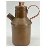 Collection of 4 Vintage Copper Kitchenware Items - Kettle, Jug, Pitcher and Mug